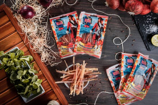 Žāvēta Klusā okeāna menca „Jerky Oriģinālā“